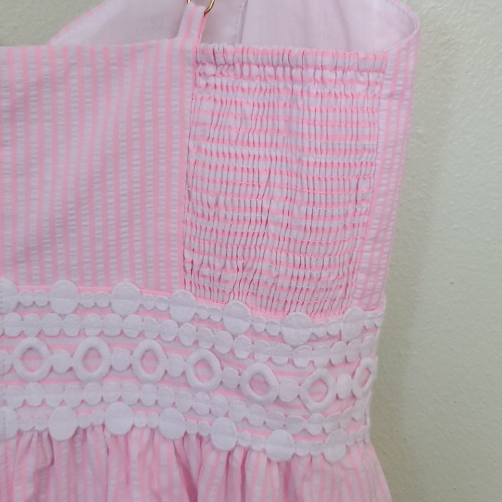 NWT Lilly Pulitzer Katlynn Seersucker Sundress 00 - Picture 11 of 16